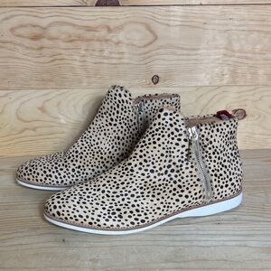 Rollie Leopard Print Ankle Boots